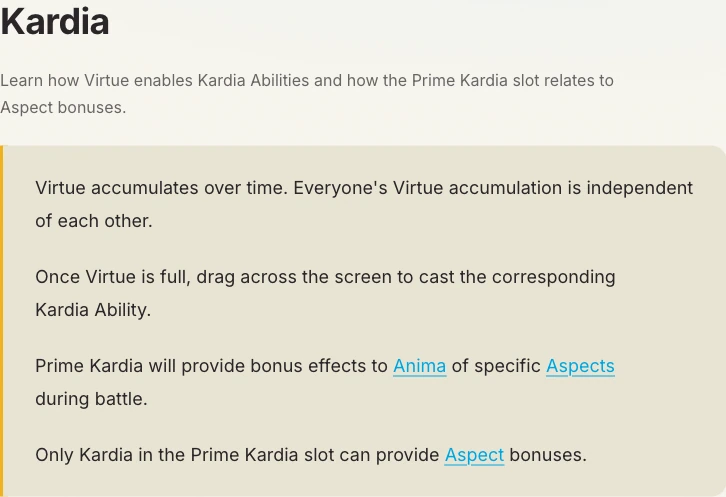 A concept page separates its reading summary from the game passages.