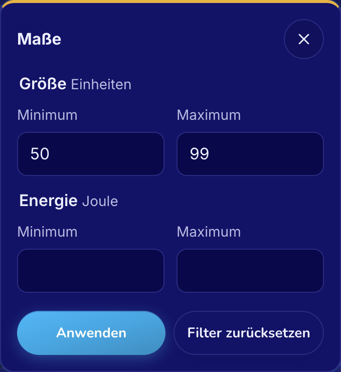 Anima im selben Größen- oder Energiebereich finden