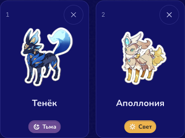 Планирование команды из шести аним