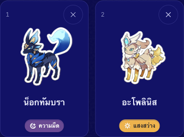 วางแผนทีมอนิมาหกตัว